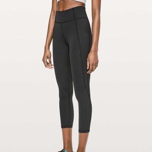Lululemon Time to Sweat Crop Legging 23" Black size 6